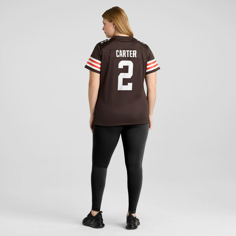 DeAndre Carter Cleveland Browns Women's Team Game Jersey - Brown Jerseys