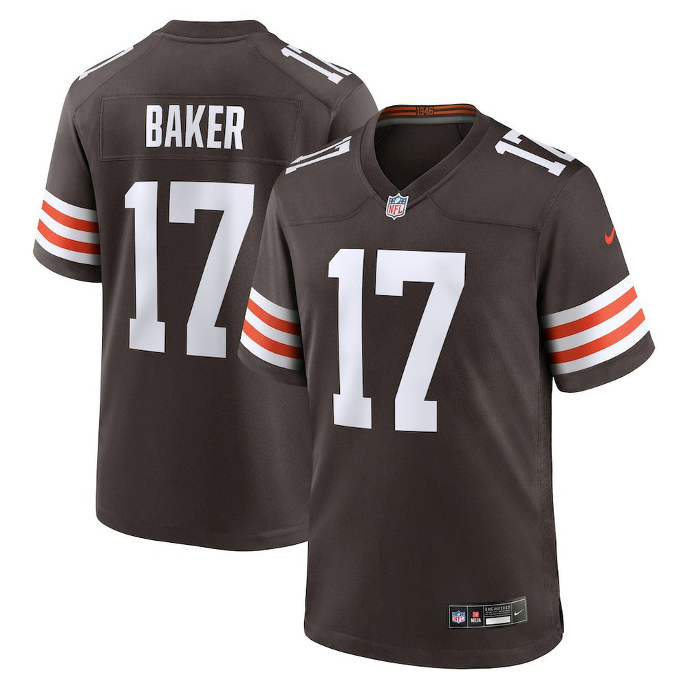 Jerome Baker Cleveland Browns Team Game Jersey - Brown Jerseys