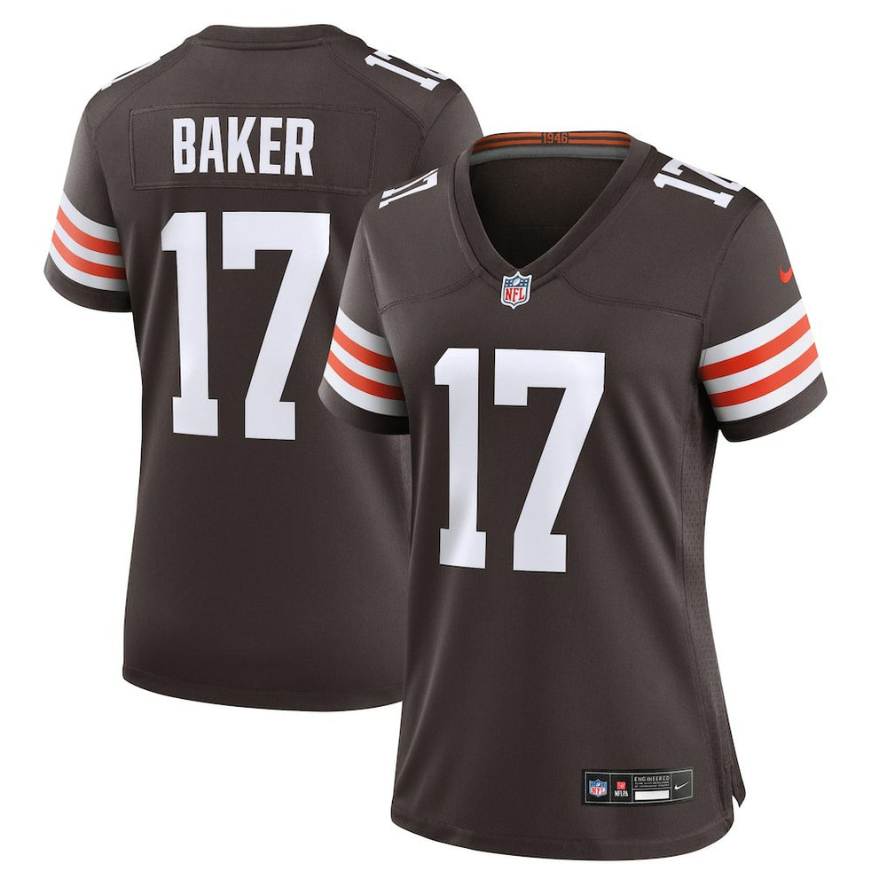 Jerome Baker Cleveland Browns Women's Team Game Jersey - Brown Jerseys
