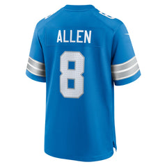 Kyle Allen Detroit Lions Team Game Jersey - Blue Jerseys