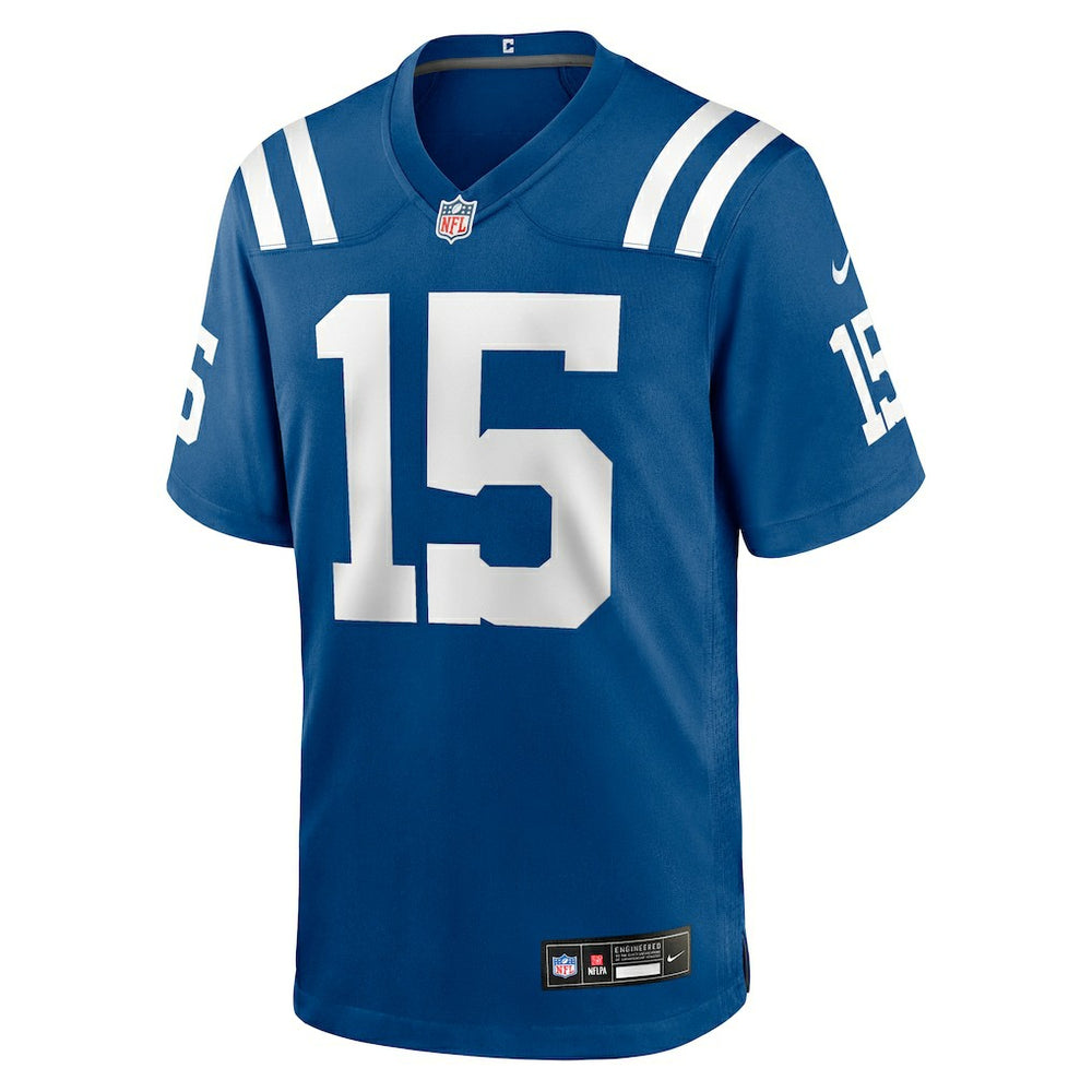 Riley Leonard Indianapolis Colts Team Game Jersey - Royal Jerseys