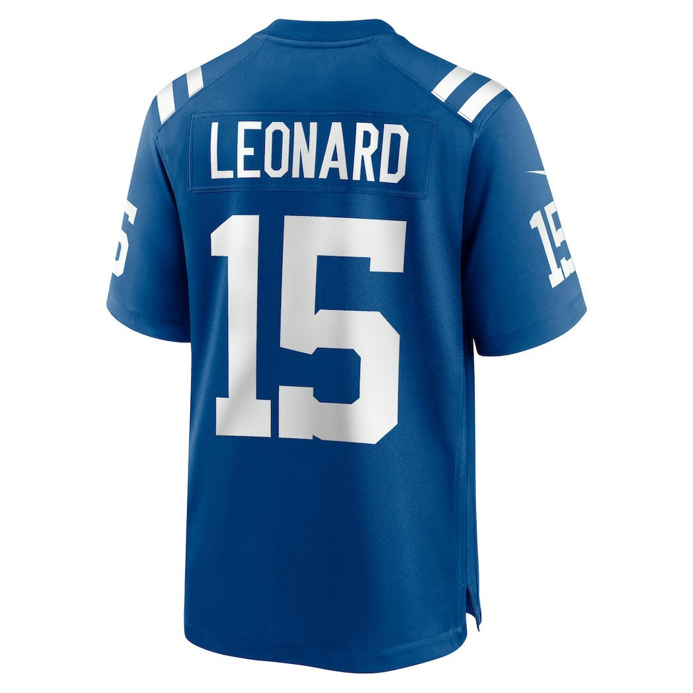 Riley Leonard Indianapolis Colts Team Game Jersey - Royal Jerseys