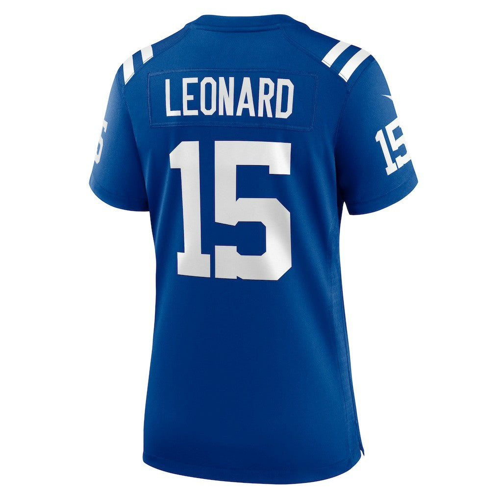 Riley Leonard Indianapolis Colts Women's Team Game Jersey - Royal Jerseys