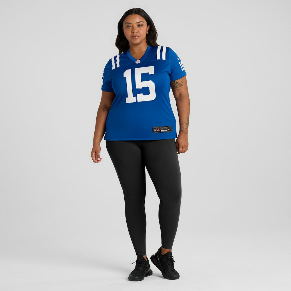 Riley Leonard Indianapolis Colts Women's Team Game Jersey - Royal Jerseys