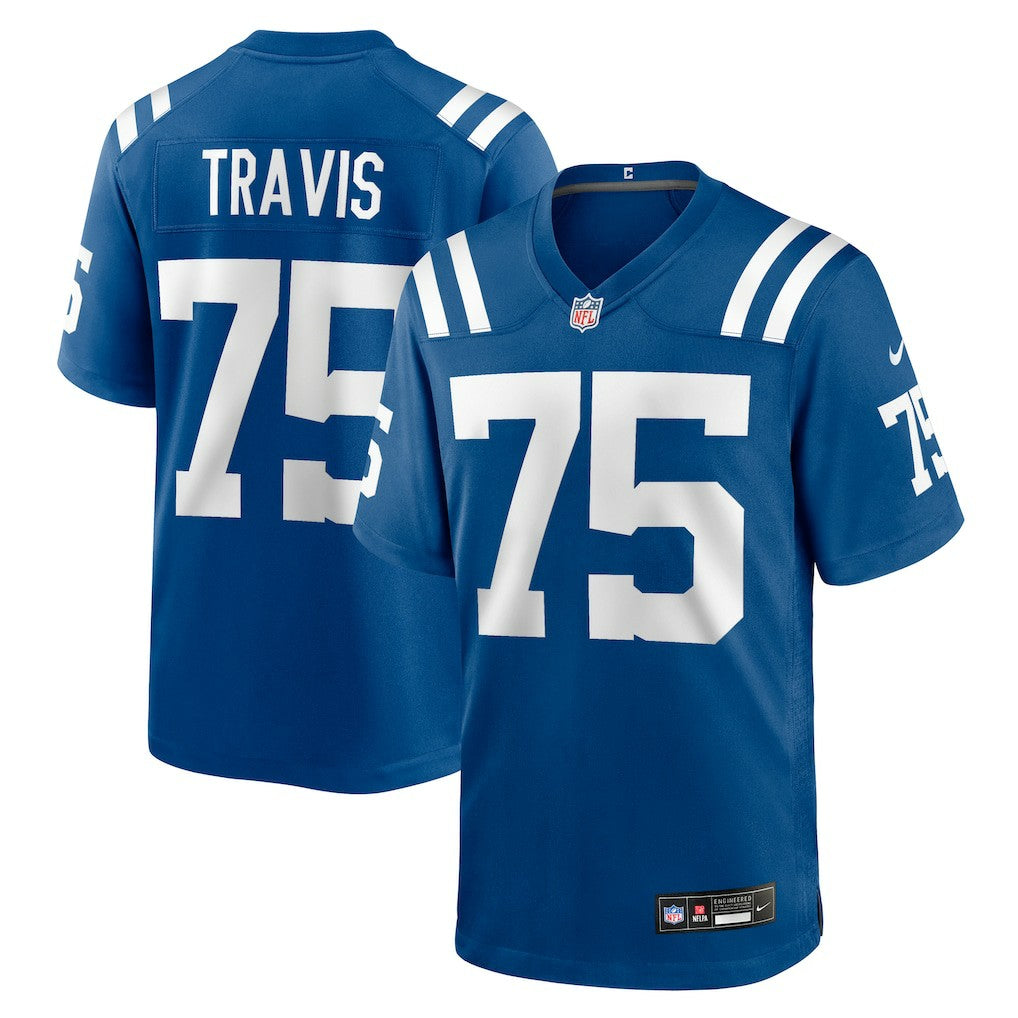 Jalen Travis Indianapolis Colts Team Game Jersey - Royal Jerseys