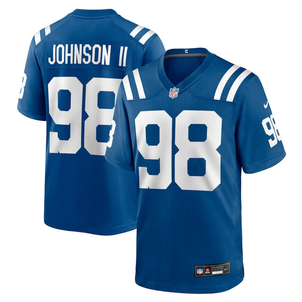 Eric Johnson II Indianapolis Colts Team Game Jersey - Royal Jerseys