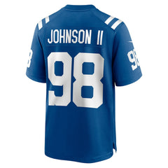 Eric Johnson II Indianapolis Colts Team Game Jersey - Royal Jerseys