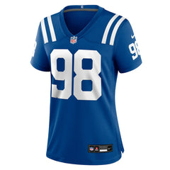 Eric Johnson II Indianapolis Colts Women's Team Game Jersey - Royal Jerseys