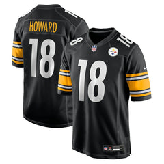 Will Howard Pittsburgh Steelers Team Game Jersey - Black Jerseys