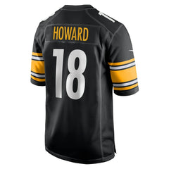 Will Howard Pittsburgh Steelers Team Game Jersey - Black Jerseys