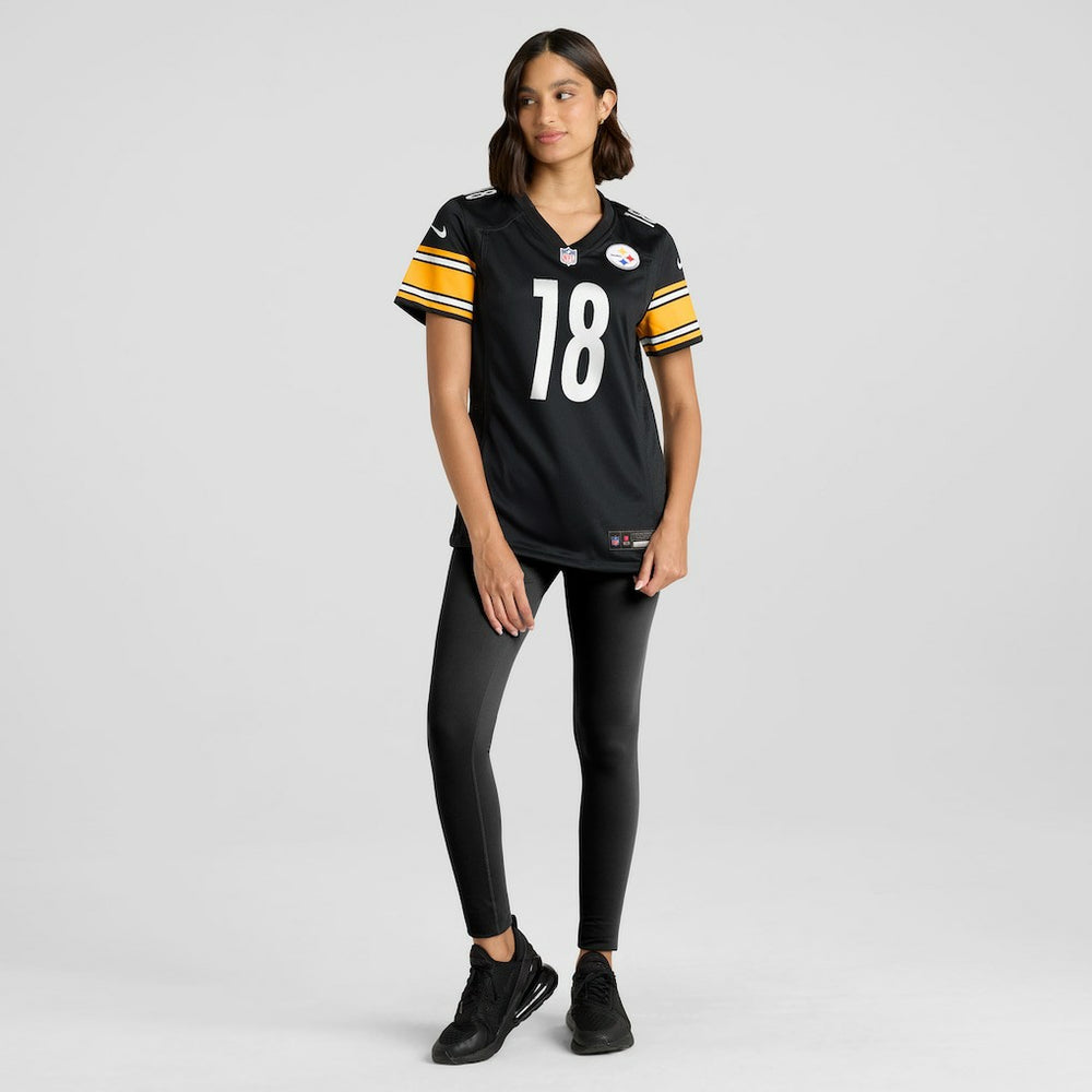 Will Howard Pittsburgh Steelers Women's Team Game Jersey - Black Jerseys