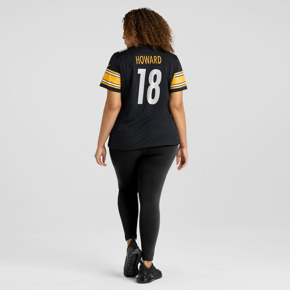 Will Howard Pittsburgh Steelers Women's Team Game Jersey - Black Jerseys