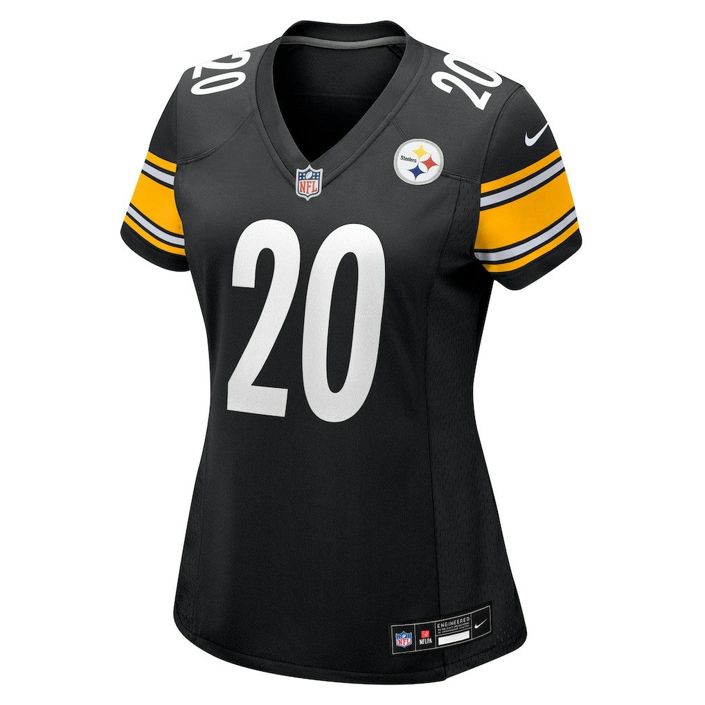 Kaleb Johnson Pittsburgh Steelers Women's Team Game Jersey - Black Jerseys