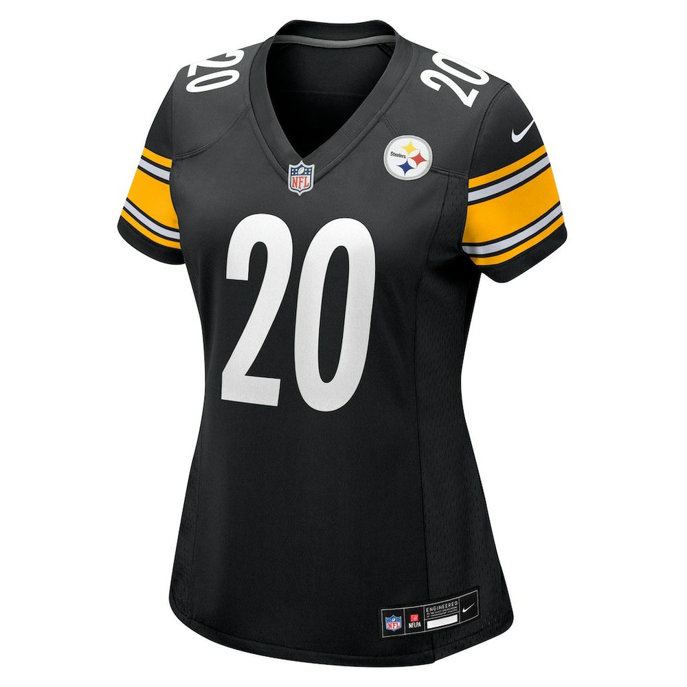 Kaleb Johnson Pittsburgh Steelers Women's Team Game Jersey - Black Jerseys
