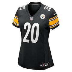Kaleb Johnson Pittsburgh Steelers Women's Team Game Jersey - Black Jerseys