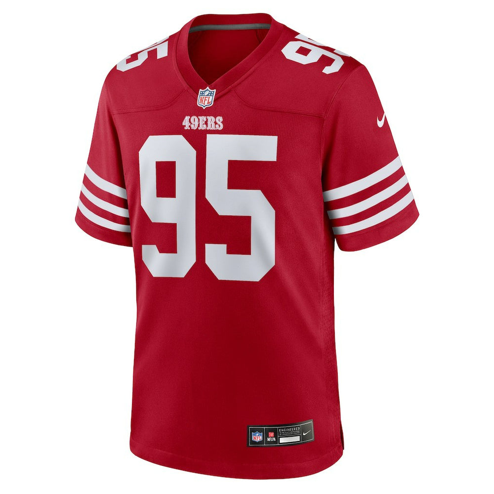 Alfred Collins San Francisco 49ers Team Game Jersey - Scarlet Jerseys