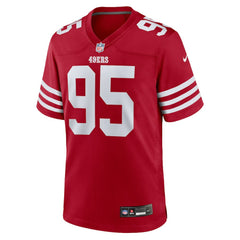 Alfred Collins San Francisco 49ers Team Game Jersey - Scarlet Jerseys