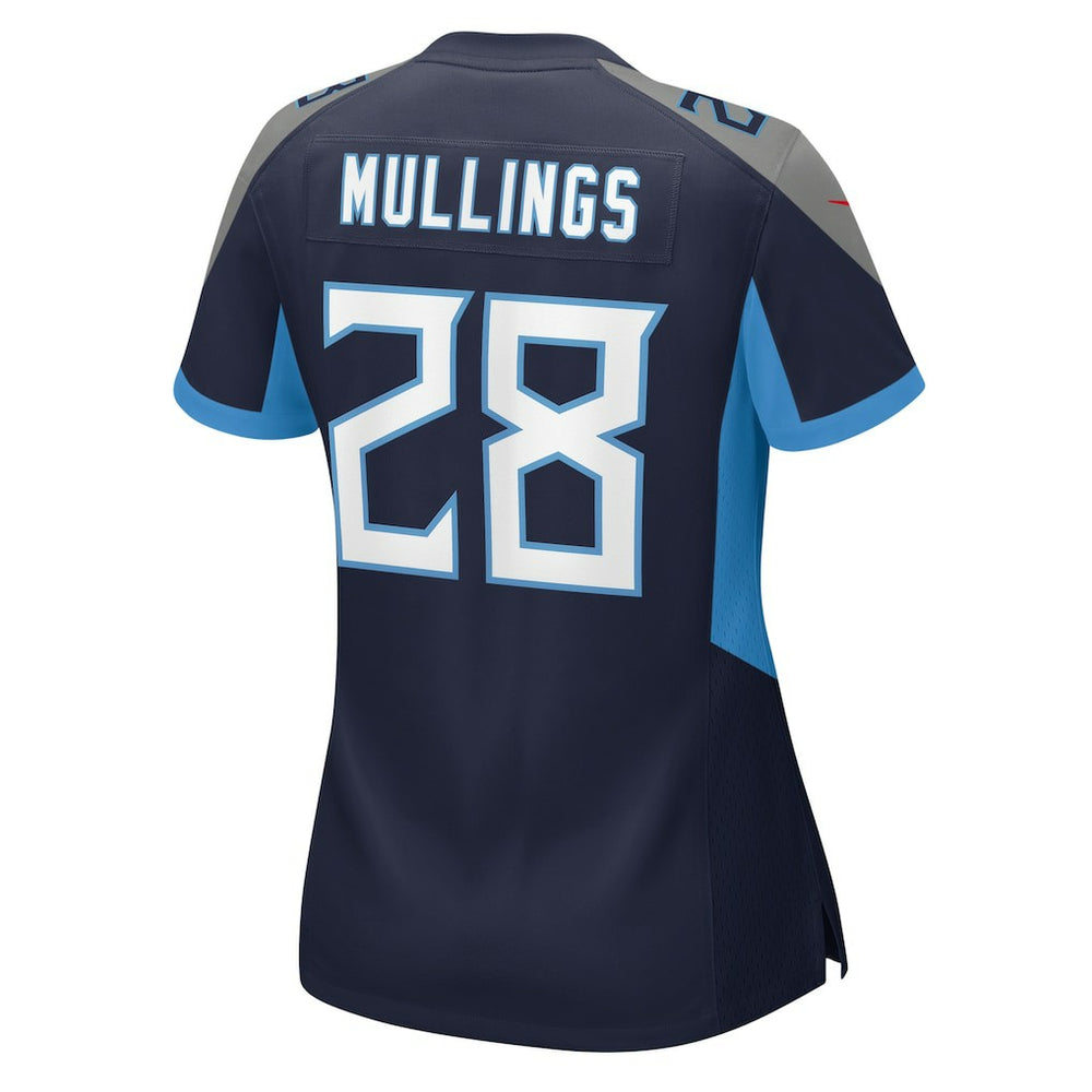 Kalel Mullings Tennessee Titans Women's Team Game Jersey - Navy Jerseys