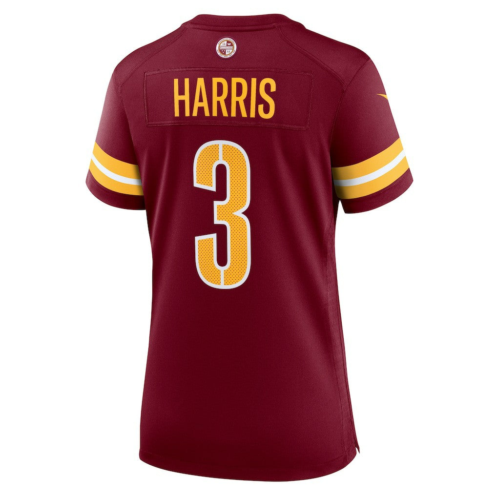 Will Harris Washington Commanders Women's Team Game Jersey - Burgundy Jerseys