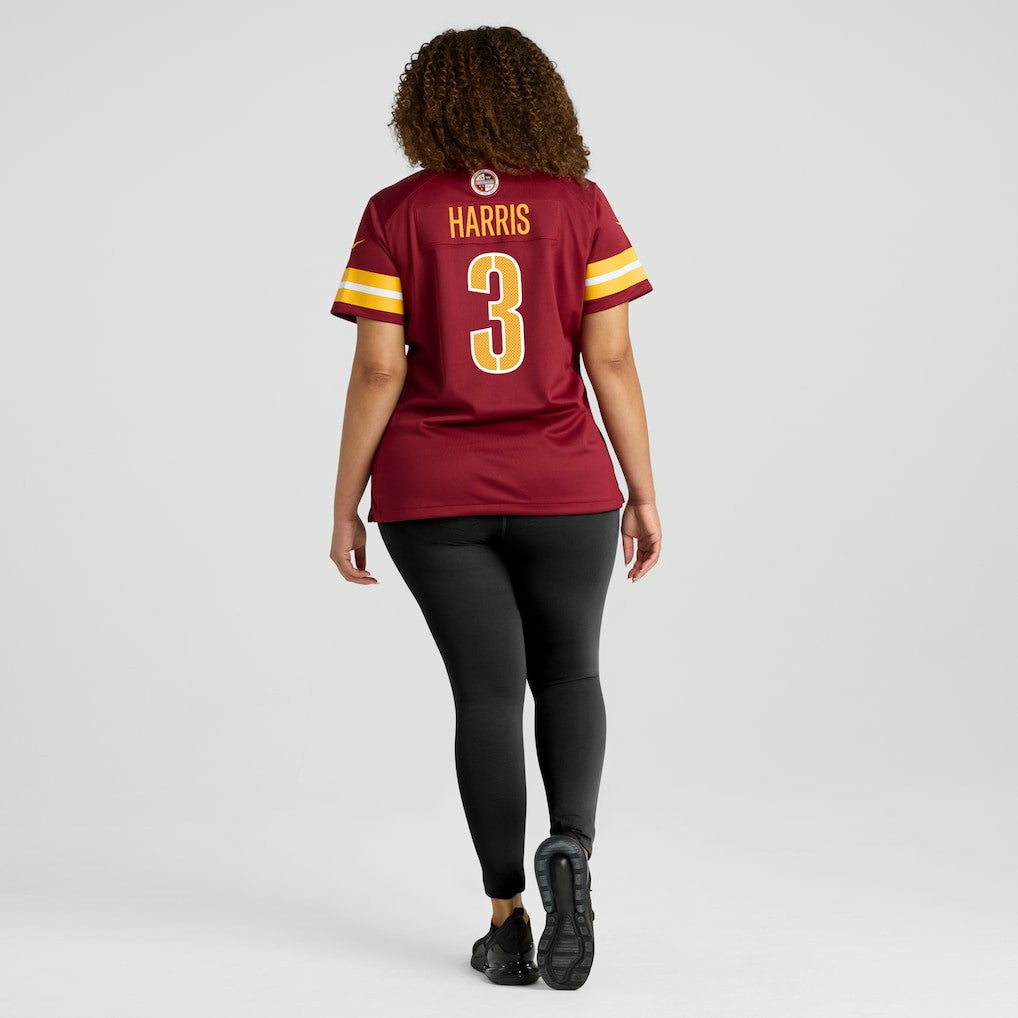 Will Harris Washington Commanders Women's Team Game Jersey - Burgundy Jerseys