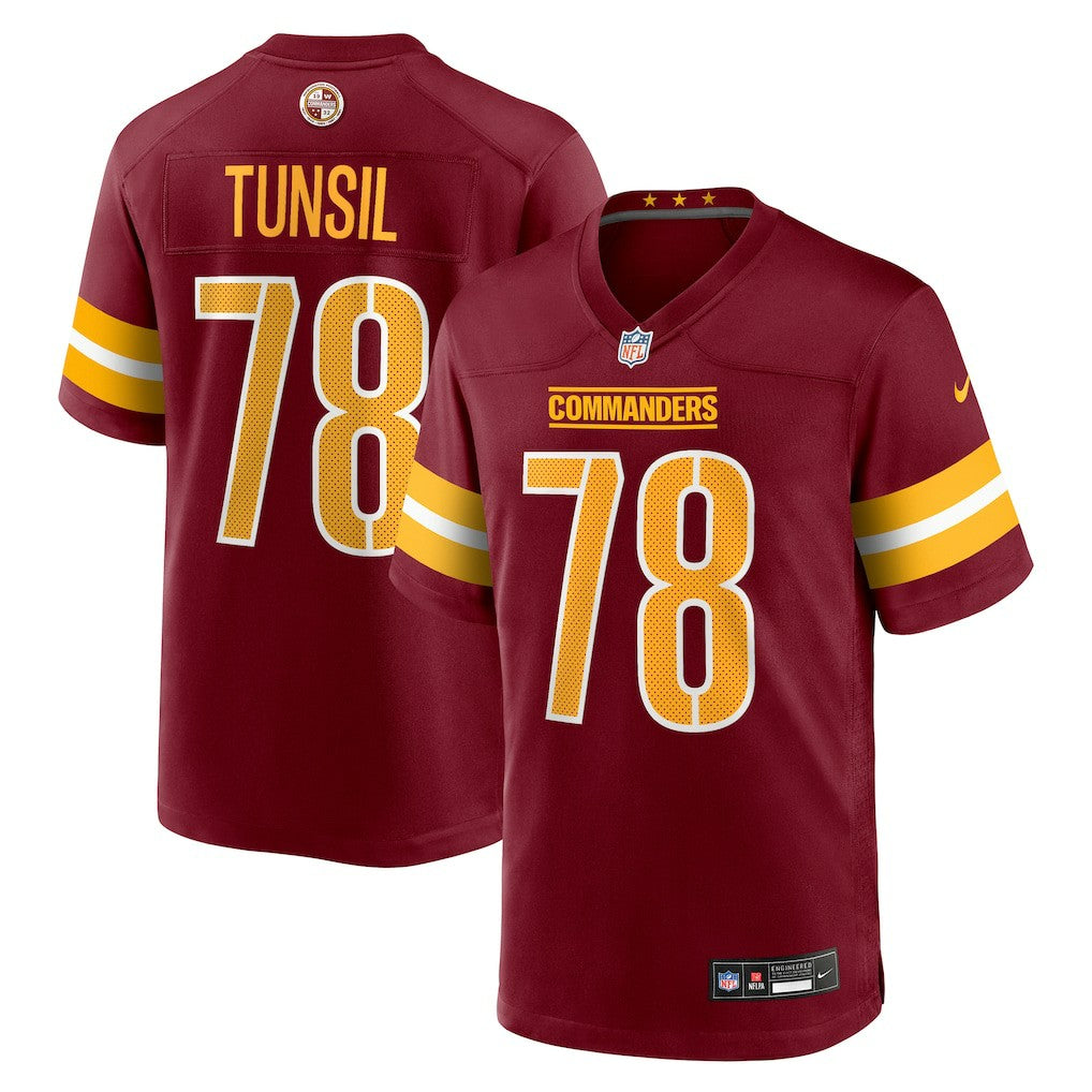 Laremy Tunsil Washington Commanders Team Game Jersey - Burgundy Jerseys