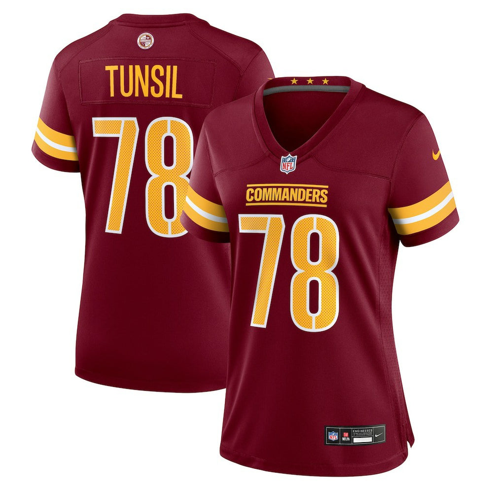 Laremy Tunsil Washington Commanders Women's Team Game Jersey - Burgundy Jerseys