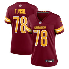 Laremy Tunsil Washington Commanders Women's Team Game Jersey - Burgundy Jerseys