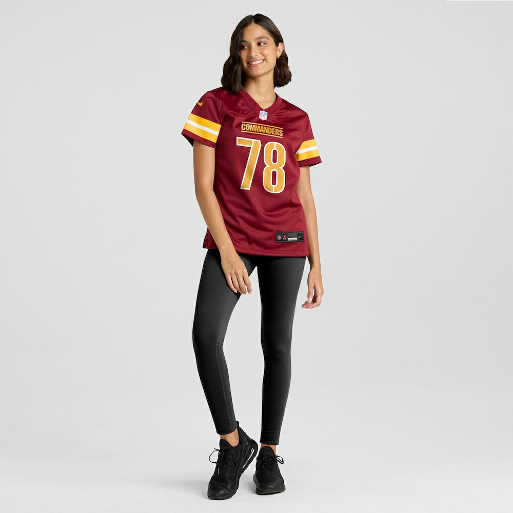 Laremy Tunsil Washington Commanders Women's Team Game Jersey - Burgundy Jerseys