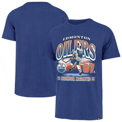 Connor McDavid Edmonton Oilers '47 Franklin Player Name & Number T-Shirt - Royal | US 203191469