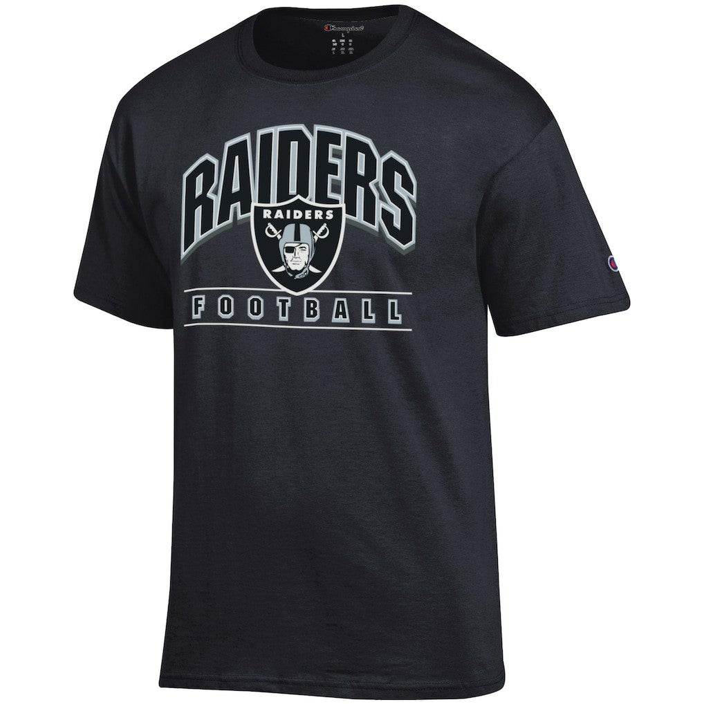Las Vegas Raiders Champion Football T-Shirt - Black T-shirts