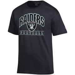 Las Vegas Raiders Champion Football T-Shirt - Black T-shirts