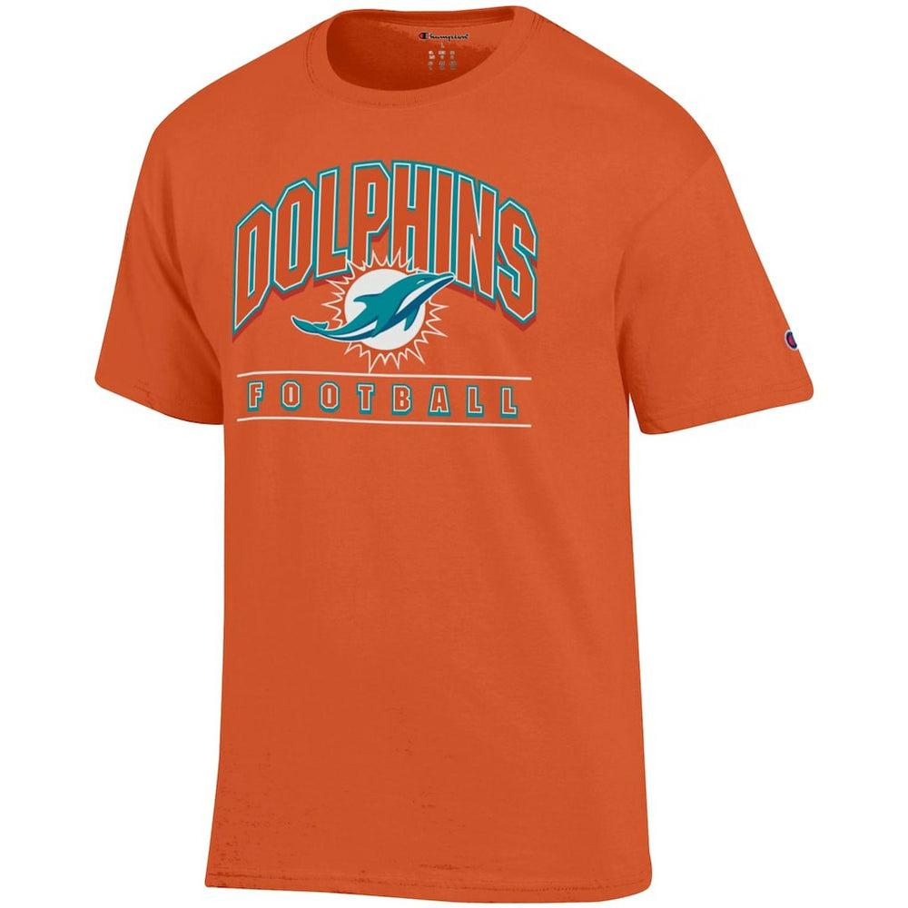 Miami Dolphins Champion Football T-Shirt - Orange T-shirts