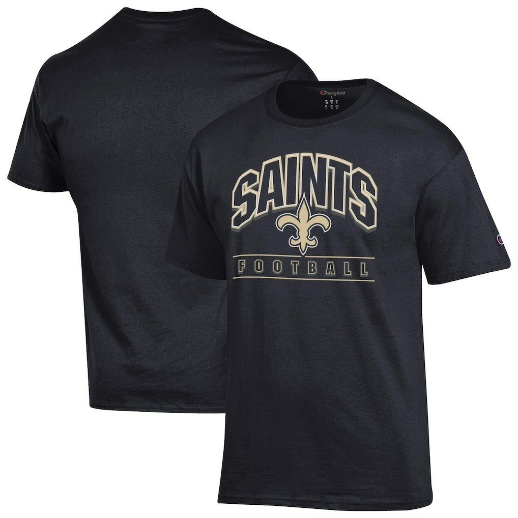 New Orleans Saints Champion Football T-Shirt - Black T-shirts
