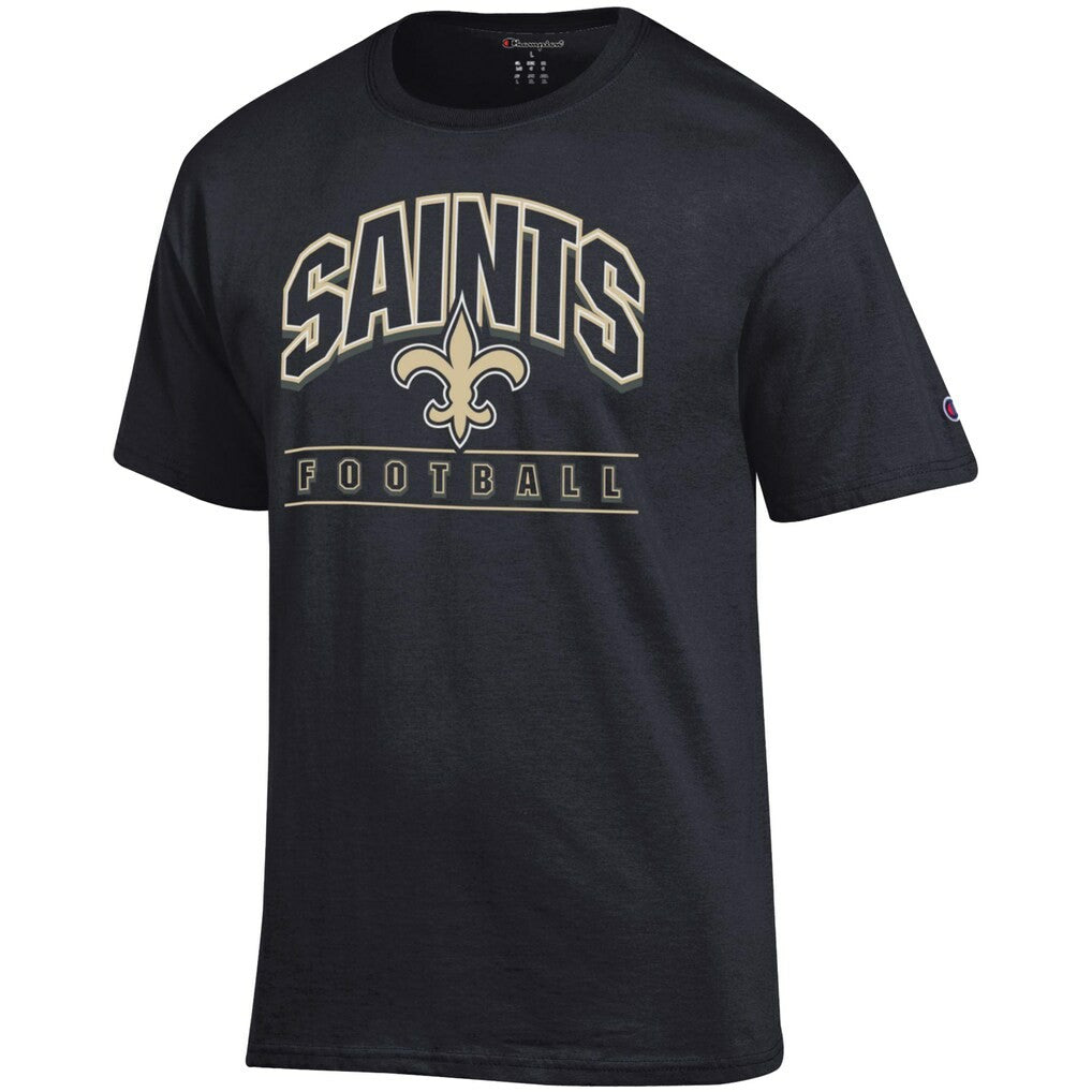 New Orleans Saints Champion Football T-Shirt - Black T-shirts