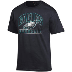 Philadelphia Eagles Champion Football T-Shirt - Black T-shirts