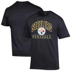 Pittsburgh Steelers Champion Football T-Shirt - Black T-shirts