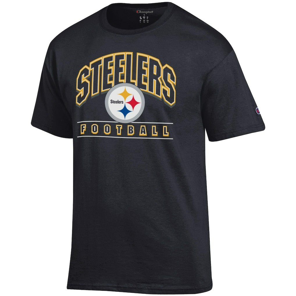 Pittsburgh Steelers Champion Football T-Shirt - Black T-shirts