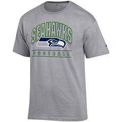 Seattle Seahawks Champion Football T-Shirt - Heather Gray T-shirts