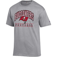 Tampa Bay Buccaneers Champion Football T-Shirt - Heather Gray T-shirts