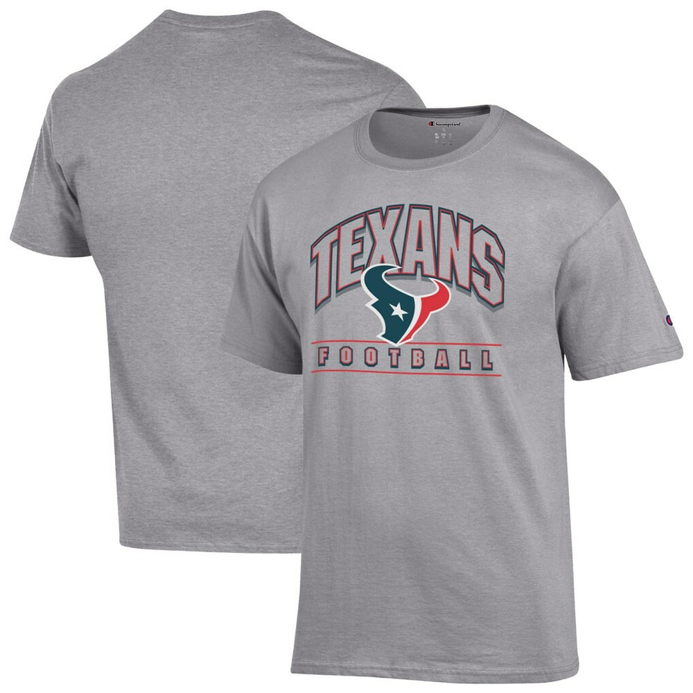 Houston Texans Champion Football T-Shirt - Heather Gray T-shirts
