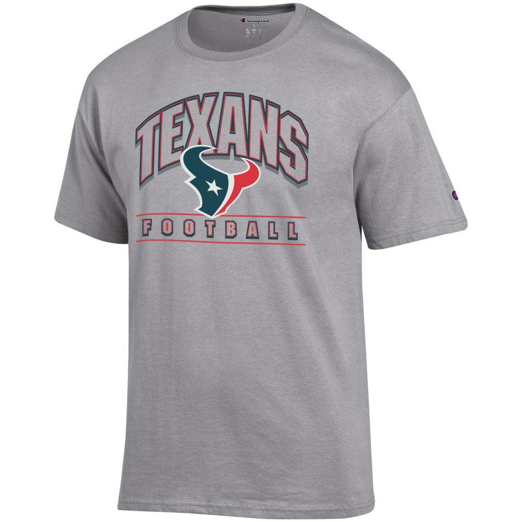 Houston Texans Champion Football T-Shirt - Heather Gray T-shirts