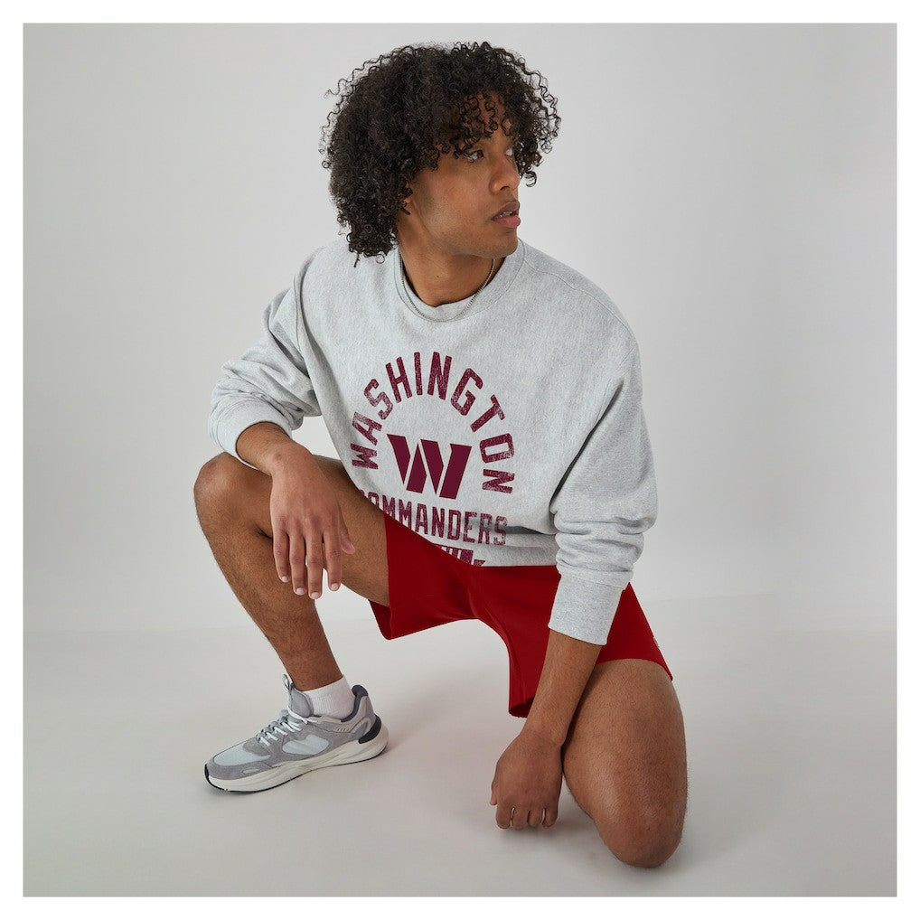 Washington Commanders Champion Reverse Weave Fleece Pullover Sweatshirt - Heather Gray Pullover