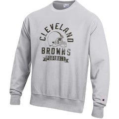 Cleveland Browns Champion Reverse Weave Fleece Pullover Sweatshirt - Heather Gray Pullover