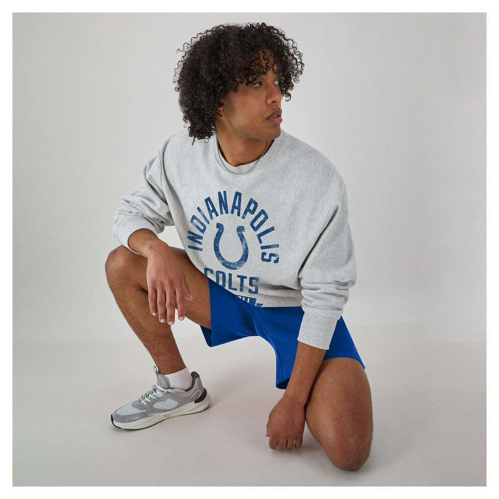 Indianapolis Colts Champion Reverse Weave Fleece Pullover Sweatshirt - Heather Gray Pullover
