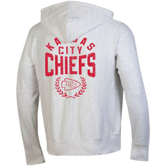 Kansas City Chiefs Champion Reverse Weave Full-Zip Hoodie - Heather Gray Hoodies