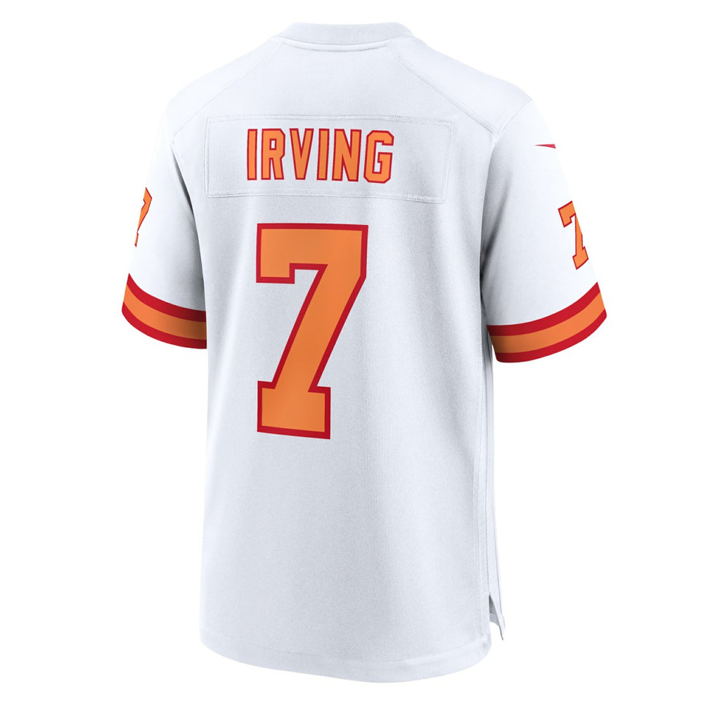 Bucky Irving '76 Tampa Bay Buccaneers 50th Season Game Jersey - White Jerseys