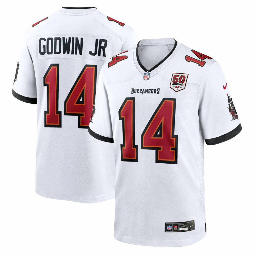 Chris Godwin Jr. Tampa Bay Buccaneers 50th Season White Game Jersey - White Jerseys