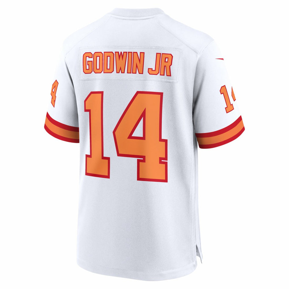 Chris Godwin Jr. '76 Tampa Bay Buccaneers 50th Season Game Jersey - White Jerseys