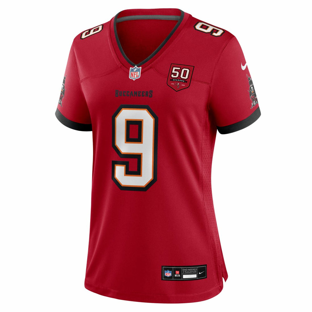 Emeka Egbuka Tampa Bay Buccaneers Women's 50th Season Team Game Jersey - Red Jerseys
