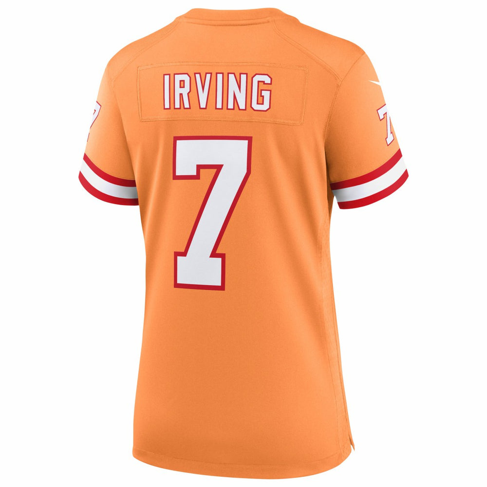 Bucky Irving Tampa Bay Buccaneers Women's 50th Season Game Jersey - Creamsicle Jerseys